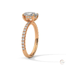 2.50 Ct. Oval Lab Diamond Ring