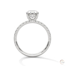 2.50 Ct. Oval Lab Diamond Ring