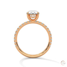2.50 Ct. Oval Lab Diamond Ring