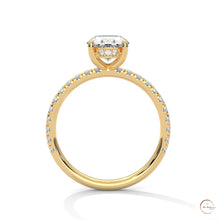 2.50 Ct. Oval Lab Diamond Ring