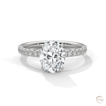 2.50 Ct. Oval Lab Diamond Ring