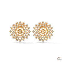 2.70 CT. Snowflake Diamond Cluster Earrings