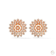 2.70 CT. Snowflake Diamond Cluster Earrings