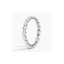 14K Gold Floating Lab Diamond Eternity Band
