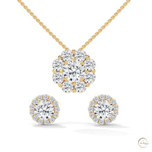 3.25 CT. Floral Cluster Diamond Earrings