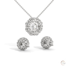 3.25 CT. Floral Cluster Diamond Earrings