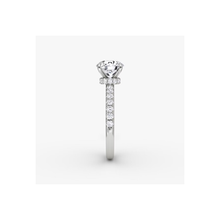 14K White Gold Round Cut Lab Diamond Ring – Luxury Fine Jewelry
