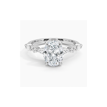 Luxury 14K White Gold Oval-Cut Lab Diamond Ring – Fine Bridal Jewelry