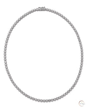 4-Prong tennis necklace in 18 Inch