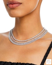 4-Prong tennis necklace in 18 Inch