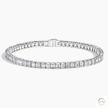 40 CT. Emerald Lab Diamond Tennis Bracelet