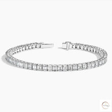 40 CT. Emerald Lab Diamond Tennis Bracelet