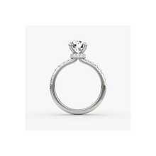 14K White Gold Round Cut Lab Diamond Ring – Luxury Fine Jewelry