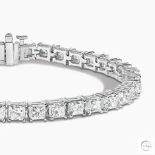 50 CT. Princess Lab Diamond Tennis Bracelet