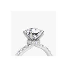 14K White Gold Round Cut Lab Diamond Ring – Luxury Fine Jewelry