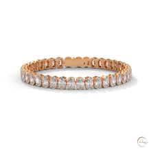 60 CT. Oval Lab Diamond Tennis Bracelet