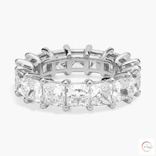 7 Ct. Princess Cut Lab Diamond Eternity Band
