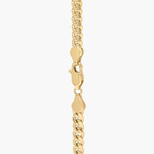 14K Gold Lab Diamond Trio 2mm Necklace for Men & Women