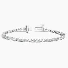 Luxury 14K Gold 2 Prong Lab Diamond Tennis Bracelet 7 inch– Elegant & Timeless