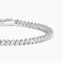 14K Gold Pear Shape Lab Diamond Tennis Bracelet 7 inch – Luxury Fine Jewelry