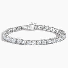 14K White Gold Diamond Tennis Bracelet – Elegant, handcrafted fine jewelry featuring lab-grown diamonds in a classic tennis style, perfect for women.