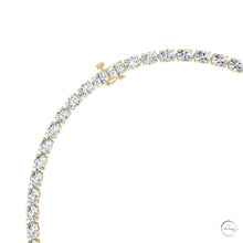East-West Oval Diamond Tennis Necklace