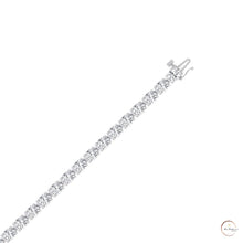 East-West Oval Diamond Tennis Necklace