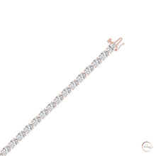East-West Oval Diamond Tennis Necklace
