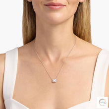 Emerald & Pear Lab Diamond Pendant