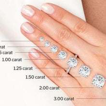 Infinity Twist Lab Diamond Engagement Ring