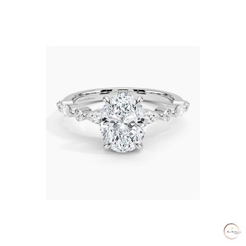 Luxury Oval-Cut Lab Diamond Ring – Fine Bridal Jewelry