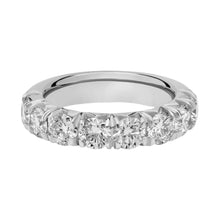 Round Lab Diamond Anniversary Band Ring