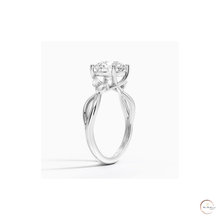Twisted Band Lab Diamond Ring – Luxury Bridal Jewelry