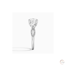Twisted Band Lab Diamond Ring – Luxury Bridal Jewelry