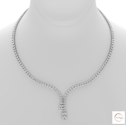 Waterfalls Halfway Diamond Necklace