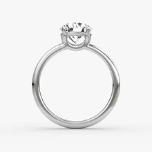 Round Brilliant Solitaire Lab Diamond Ring in 14K Gold