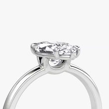 14K Gold Marquise Lab Diamond Ring – Timeless Elegance