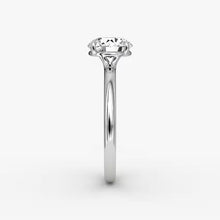 Round Brilliant Solitaire Lab Diamond Ring in 14K Gold