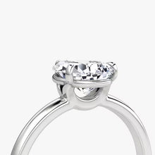 Pear-Cut Solitaire Lab Diamond Ring in 14K Gold