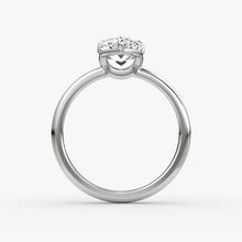 Pear-Cut Solitaire Lab Diamond Ring in 14K Gold