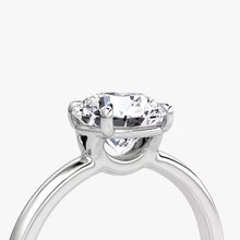 Round Brilliant Solitaire Lab Diamond Ring in 14K Gold