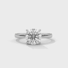 2 Ct. Round Lab Diamond Solitaire Ring