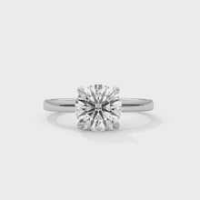 2 Ct. Round Lab Diamond Solitaire Engagement Ring