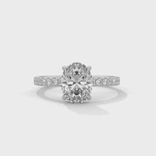 2.50 Ct. Oval Lab Diamond Ring