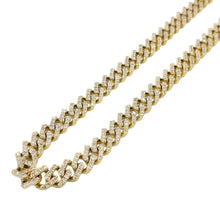 14K Gold Iced Lab Diamond Miami Cuban Chain