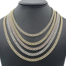 14K Gold Iced Lab Diamond Miami Cuban Chain